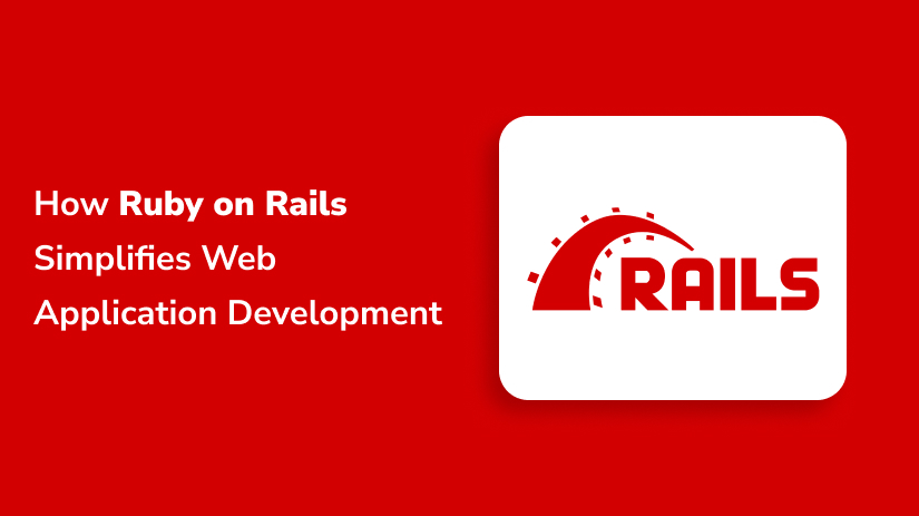 ruby on rails for web app development